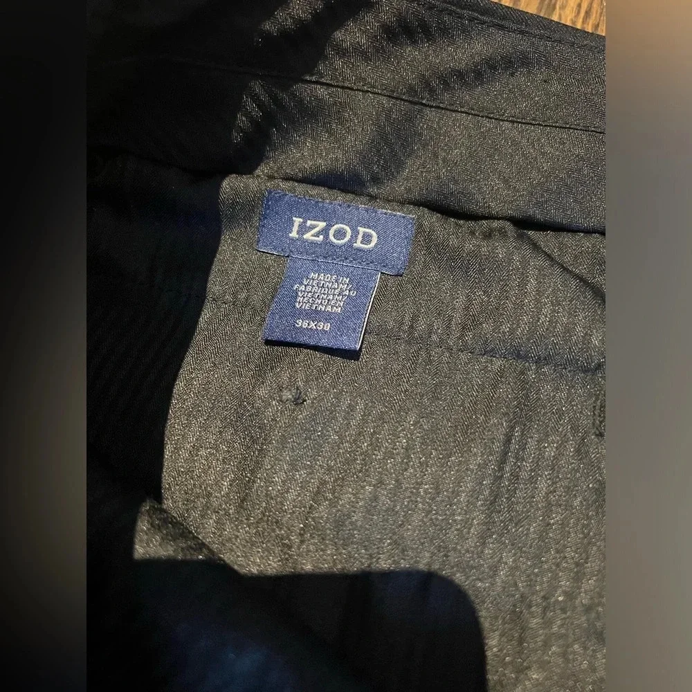 Men’s Izod Black Dress Pant 36 x 30
